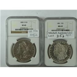 Morgan Dollar twosome