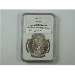 $1 Silver 1881-S