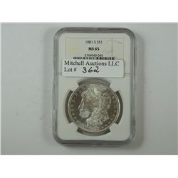 $1 Silver 1881-S