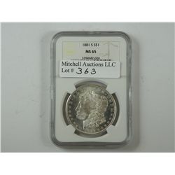 $1 Silver 1881-S
