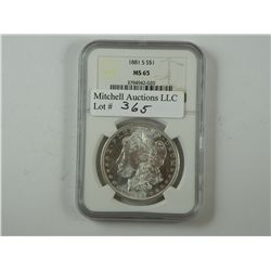 $1 Silver 1881-S