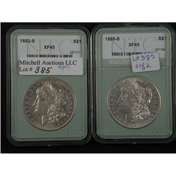 Scarcer Morgan Dollar Pair