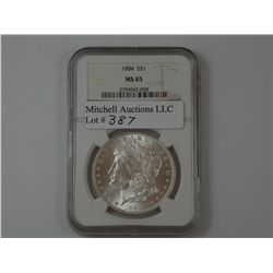 $1 Silver 1884