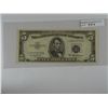 Image 1 : Silver Certificate $5 Series of 1953-A Star Note