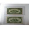 Image 2 : Currency Error Pair. $10 1950-A and 1934-A FRN