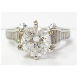 GIA Certified 1.02 carat Round Brilliant I color VS2 Clarity GIA 6147713481 6.37x6.44x4.00 18k  whit