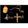 Image 1 : Assorted Jewelry: 10kt & 14kt scrap, 1.8 grams; (6) pieces assorted costume