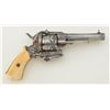 Image 2 : Finely engraved Belgian proofed Lefaucheux pinfire folding trigger revolver, 7.65mm cal., 3-1/4” oct