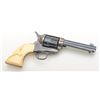 Image 1 : Colt SAA revolver, .45 cal., 4-3/4” barrel, blue and case hardened finish, raised steerhead faux ivo