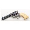 Image 2 : Colt SAA revolver, .45 cal., 4-3/4” barrel, blue and case hardened finish, raised steerhead faux ivo