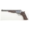 Image 17 : Smith & Wesson Third Model Single Shot pistol, .22LR cal., 10” barrel, blue finish, re-stocked with 