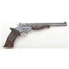 Image 2 : Smith & Wesson Third Model Single Shot pistol, .22LR cal., 10” barrel, blue finish, re-stocked with 