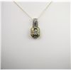 Image 2 : Exquisite Vintage style Diamond Necklace set with 34 round and princess cut diamonds weighing approx