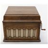 Image 1 : Old phonograph “The Sonora”, in quarter sawn wood case approx. 14” high, 17” wide and 16” deep in ov