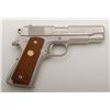 Image 2 : Colt Combat Commander semi-auto pistol, .45 cal., 4-1/4” barrel, brushed steel finish, checkered woo