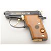 Image 1 : Beretta Model 21A DA pistol, .22LR cal., 2-1/2” tip-up barrel, magazine fed, black finish with gold 