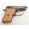 Image 2 : Beretta Model 21A DA pistol, .22LR cal., 2-1/2” tip-up barrel, magazine fed, black finish with gold 