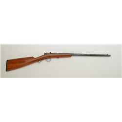 Winchester Model 02 bolt action rifle, .22 short, long or extra long cal., 18” barrel, re-blued fini