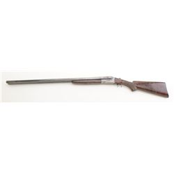 Springfield-Savage Model 5100 SxS hammerless shotgun, 12 gauge, 2-3/4” chambers, 30” barrels, blue a