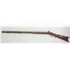 Image 2 : Antique half stocked percussion rifle, .32 cal., unmarked 35-1/2” octagon barrel, double set trigger