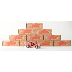 Great lot of 10 Ertl Collectibles Die-cast metal 1926 Seagrave Firetrucks in their original cardboar