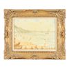 Image 1 : Framed oil painting signed Brenton of a beach scene, approx. 19" 23" overall, nicely accomplished on