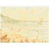 Image 2 : Framed oil painting signed Brenton of a beach scene, approx. 19" 23" overall, nicely accomplished on