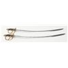 Image 3 : Two reproduction model 1860 Cavalry sabers made for Re-enactors. Est.: $50 - $100.