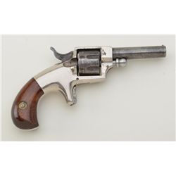 Antique Bacon Arms Co. spur trigger revolver, .22 cal., 2-1/2” round barrel marked “Governor”, blue 