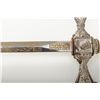 Image 14 : Knights of Columbus Lodge sword and scabbard by the Regalia Co. in overall very good condition with 