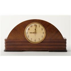 General Electric Mantle Clock. Electric. Wood case. 1940's – 50's. Est.: $25 - $50.