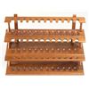 Image 3 : Beautiful hardwood 3-tier 36 position smoking pipe display rack in overall very good condition. Est.