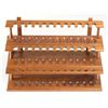 Image 3 : Beautiful hardwood 3-tier 36 position smoking pipe display rack in overall very good condition. Est.