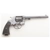 Image 8 : Colt New Service DA revolver, .45 Colt cal., 7-1/2” barrel, blue finish, checkered hard rubber grips