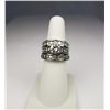 Image 2 : Stunning Stacked Diamond Rings round brilliant cut center diamond weighing approx. 1.10 carats with 