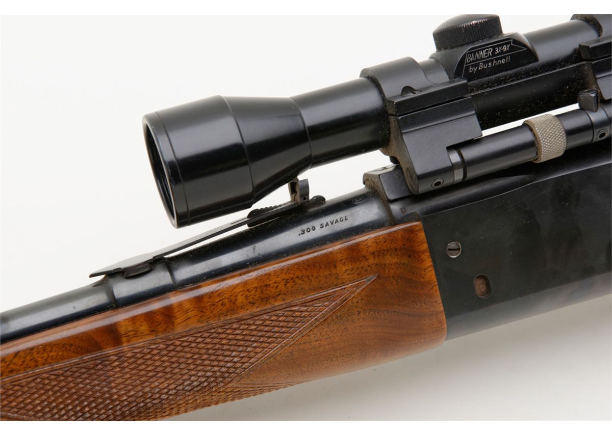 Savage Model 99 lever action rifle in 300 Savage cal., 960917, side
