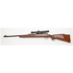 Remington Model 700 bolt action rifle, .243 cal. with side swing mounted scope (K-4 Weaver); very go