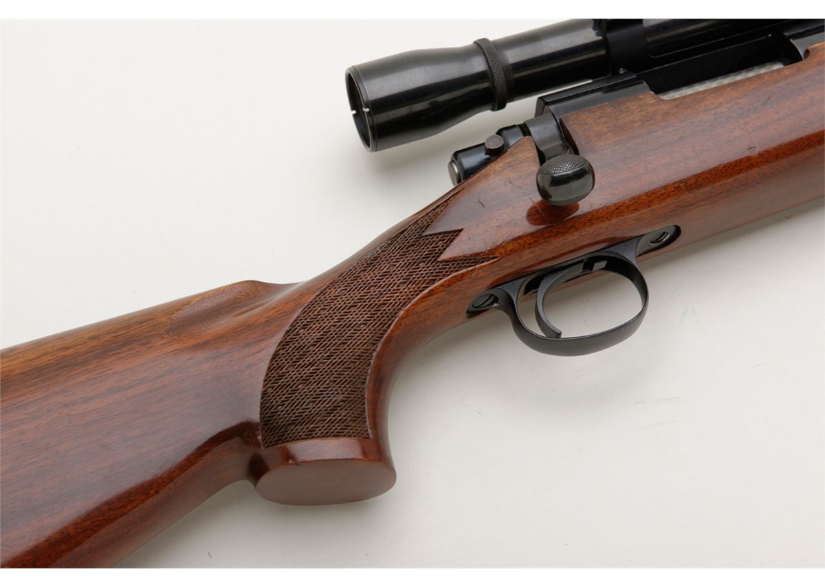 Remington Model 700 bolt action rifle, .243 cal. with side swing mounted scope (K4 Weaver); very go Remington Model 700 bolt action rifle, .243 cal. with side swing mounted scope (K4 Weaver); very go