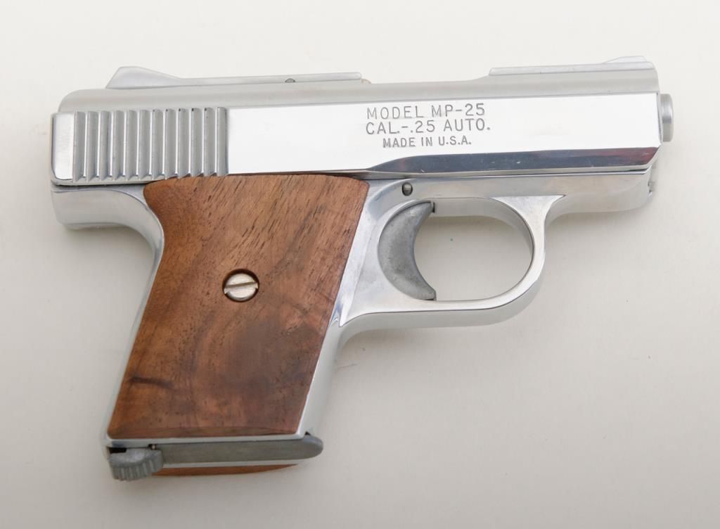 Raven Arms Model MP-25 semi-auto pistol, .25 cal., 2-1/2” barrel ...