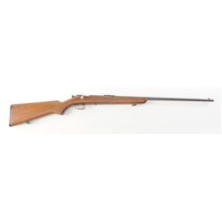 Winchester Model 60A, .22 caliber bolt action single shot rifle, 27” blued finish barrel and plain w