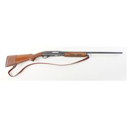 Remington 870 Wing Master pump shotgun, 16 gauge, 28” blued barrel, checkered wood stock, serial #12