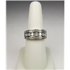 Image 2 : Exquisite High Quality Diamond Ring with 7 Princess cut and 34 round brilliant cut diamonds weighing