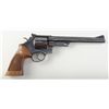 Image 1 : Smith & Wesson Model 27 4-screw DA revolver, .357 Magnum cal., 8-3/8” barrel, blue finish, checkered