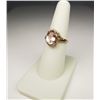 Image 1 : Irresistible Morganite and Diamond Ring with morganite weight approx. 3.00 carats accented with 10 r