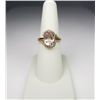 Image 2 : Irresistible Morganite and Diamond Ring with morganite weight approx. 3.00 carats accented with 10 r