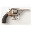 Image 2 : Antique Forehand Arms Co. top break DA revolver, .32 cal., 3” barrel, nickel finish, checkered hard 