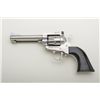 Image 2 : Ruger New Model Single-Six revolver, .22 cal., 4-3/4” barrel, stainless steel, smooth black composit