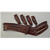 Image 1 : Good lot consisting of 4 George Lawrence marked plain leather holsters for Colt single actions and 1