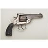 Image 1 : Thames Arms Co. top break DA revolver, .32 cal., 3-1/4” barrel, nickel finish, checkered black hard 