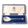 Image 2 : Mappin & Webb silver hallmarked Queen’s Jubilee (1952-1977) commemorative spoon with fitted display 